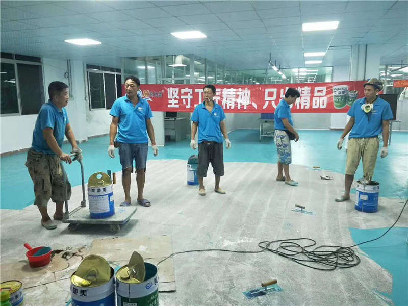 沈陽環氧地坪涂料施工時要記得看溫度和濕度